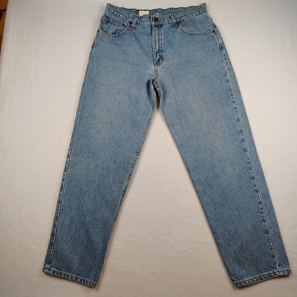 VTG Carhartt Jeans Men 34 x 30 Medium Wash Tapered Cotton Workwear